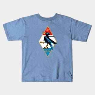 WWII No. 302 Polish Fighter Squadron Emblem Poland Air Force Kids T-Shirt